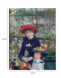 Foto 6 | Foto 6 | Cuadro Decorativo - Dos Hermanas (en La Terraza) (1881)- Pierre-auguste Renoir - Fotografía - 46x61 - Fine Art Tj