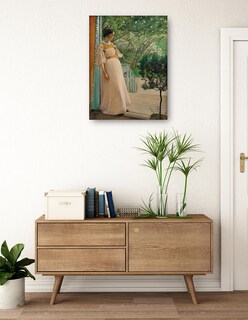 Foto 3 | Foto 3 | Cuadro Decorativo - En Las Ventanas Francesas. La Esposa Del Artista- Laurits Andersen Ring - Fotografía - 77x102 - Fine Art Tj