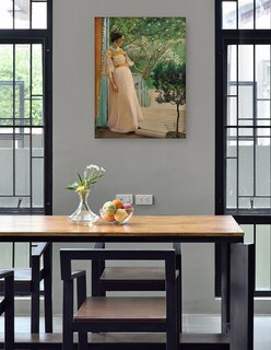 Foto 4 | Foto 4 | Cuadro Decorativo - En Las Ventanas Francesas. La Esposa Del Artista- Laurits Andersen Ring - Fotografía - 77x102 - Fine Art Tj