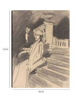 Foto 6 | Foto 6 | Cuadro Decorativo - Junto A La Fuente, Villa Torlonia, Frascati, Italia (c. 1907)- John Singer Sargent - 28x36 - Fine Art Tj