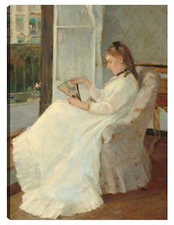Foto 1 | Foto 1 | Cuadro Decorativo - La Hermana Del Artista En Una Ventana- Berthe Morisot - Fotografía - 28x36 - Impresión En Lienzo-fine Art Tj