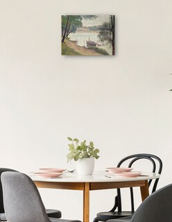 Foto 2 | Foto 2 | Cuadro Decorativo - Tiempo Gris, Grande Jatte (hacia 1886-1888)- Georges Seurat - Paisaje - 28x36 - Fine Art Tj