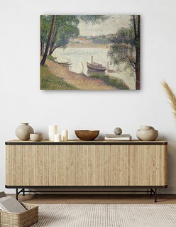 Foto 5 | Foto 5 | Cuadro Decorativo - Tiempo Gris, Grande Jatte (hacia 1886-1888)- Georges Seurat - Paisaje - 28x36 - Fine Art Tj