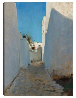 Foto 1 | Foto 1 | Cuadro Decorativo - Una Escena Callejera Marroquí (1879-1880)- John Singer Sargent - Ciudades - 46x61 - Fine Art Tj