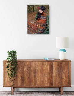 Foto 2 | Foto 2 | Cuadro Decorativo - Otoño, Retrato De Lydia Cassatt (1880)- Mary Cassatt - Fotografía - 46x61 - Impresión En Lienzo -fine Art Tj