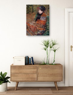 Foto 3 | Foto 3 | Cuadro Decorativo - Otoño, Retrato De Lydia Cassatt (1880)- Mary Cassatt - Fotografía - 46x61 - Impresión En Lienzo -fine Art Tj