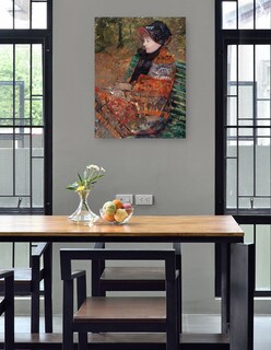 Foto 4 | Foto 4 | Cuadro Decorativo - Otoño, Retrato De Lydia Cassatt (1880)- Mary Cassatt - Fotografía - 46x61 - Impresión En Lienzo -fine Art Tj