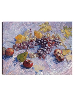 Foto 1 | Foto 1 | Cuadro Decorativo - Uvas, Limones, Peras Y Manzanas (1887)- Vincent Van Gogh - Religión - 69x92 -impresión En Lienzo-fine Art Tj