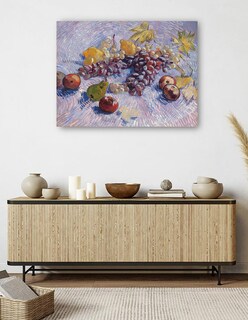 Foto 5 | Foto 5 | Cuadro Decorativo - Uvas, Limones, Peras Y Manzanas (1887)- Vincent Van Gogh - Religión - 69x92 -impresión En Lienzo-fine Art Tj