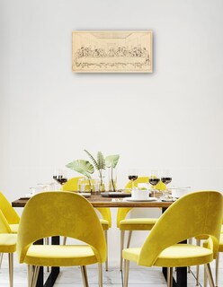Foto 3 | Foto 3 | Cuadro Decorativo - La Última Cena, Probablemente Del Siglo Xix.- Leonardo Da Vinci - Religión - 46x89 - Fine Art Tj