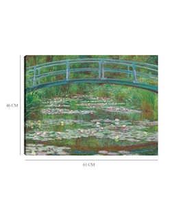 Foto 6 | Foto 6 | Cuadro Decorativo - La Pasarela Japonesa, 1899- Claude Monet - Paisaje - 46x61 - Impresión En Lienzo - Fine Art Tj