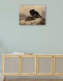 Foto 4 | Foto 4 | Cuadro Decorativo - Urogallo Negro, Gallo Y Gallina (1869)- Ferdinand Von Wright - Religión - 46x61 - Fine Art Tj