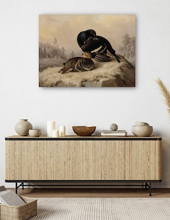 Foto 5 | Foto 5 | Cuadro Decorativo - Urogallo Negro, Gallo Y Gallina (1869)- Ferdinand Von Wright - Religión - 46x61 - Fine Art Tj