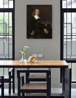 Foto 4 | Foto 4 | Cuadro Decorativo - Un Joven Sentado A Una Mesa (posiblemente Govaert Flinck) (c. 1660)- Rembrandt Van Rijn -107x143-fine Art Tj