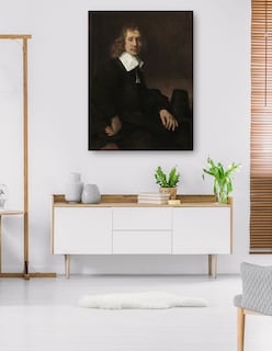 Foto 5 | Foto 5 | Cuadro Decorativo - Un Joven Sentado A Una Mesa (posiblemente Govaert Flinck) (c. 1660)- Rembrandt Van Rijn -107x143-fine Art Tj