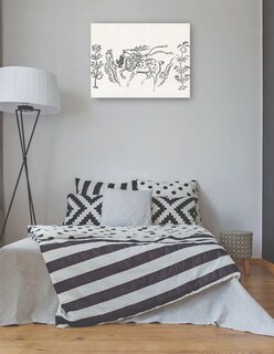 Foto 3 | Foto 3 | Cuadro Decorativo - Grabado En Madera Original Vintage Japonés -ciervo (1860-1869)- Taguchi Tomoki - 46x61 - Fine Art Tj