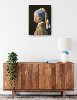 Foto 2 | Foto 2 | Cuadro Decorativo - La Muchacha Del Pendiente De Perla (c. 1665)- Johannes Vermeer - Fotografía - 46x61 - Fine Art Tj