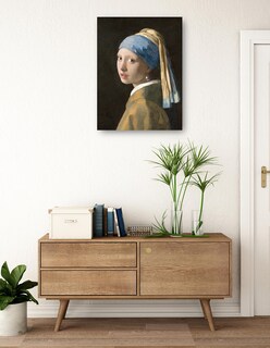 Foto 3 | Foto 3 | Cuadro Decorativo - La Muchacha Del Pendiente De Perla (c. 1665)- Johannes Vermeer - Fotografía - 46x61 - Fine Art Tj
