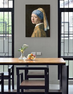 Foto 4 | Foto 4 | Cuadro Decorativo - La Muchacha Del Pendiente De Perla (c. 1665)- Johannes Vermeer - Fotografía - 46x61 - Fine Art Tj