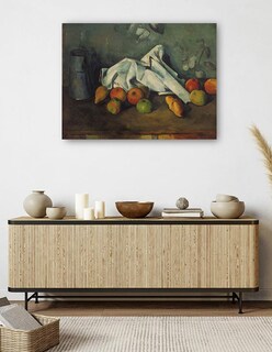 Foto 5 | Foto 5 | Cuadro Decorativo - Lata De Leche Y Manzanas (de 1879 A 1880)- Paul Cézanne - Religión - 28x36 - Impresión En Lienzo-fine Art Tj