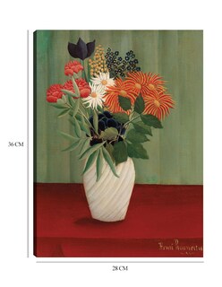 Foto 6 | Foto 6 | Cuadro Decorativo - Ramo De Flores Con Ásteres Chinos Y Tokios (1910)- Henri Rousseau - Floral - 28x36 - Fine Art Tj
