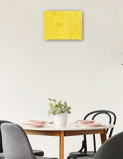 Foto 2 | Foto 2 | Cuadro Decorativo - Grabado En Madera Original Vintage Japonés -amarillo- Taguchi Tomoki - Abstracto - 77x102 - Fine Art Tj