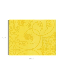 Foto 6 | Foto 6 | Cuadro Decorativo - Grabado En Madera Original Vintage Japonés -amarillo- Taguchi Tomoki - Abstracto - 77x102 - Fine Art Tj