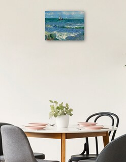 Foto 2 | Foto 2 | Cuadro Decorativo - Paisaje Marino Cerca De Les Saintes Maries De La Mer- Vincent Van Gogh - Religión - 77x102 - Fine Art Tj