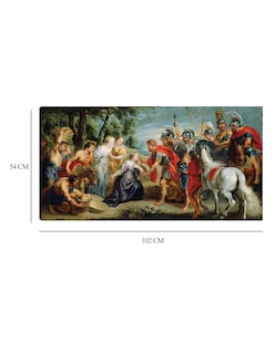 Foto 6 | Foto 6 | Cuadro Decorativo - David Conoció A Abigail (alrededor De La Década De 1620)- Peter Paul Rubens - 54x102 - Fine Art Tj