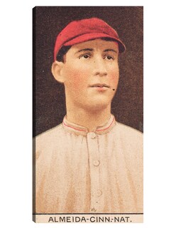Foto 1 | Foto 1 | Cuadro Decorativo - Rafael Almeida, Rojos De Cincinnati, Retrato De Tarjeta De Béisbol- Library Of Congress - 54x102-fine Art Tj