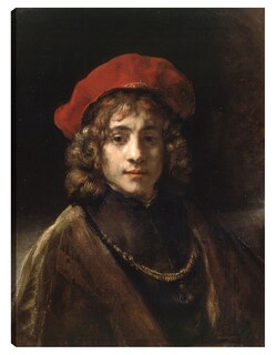 Foto 1 | Foto 1 | Cuadro Decorativo - Tito, El Hijo Del Artista (c. 1657)- Rembrandt Van Rijn - Fotografía - 77x102 - Fine Art Tj
