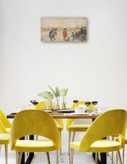 Foto 3 | Foto 3 | Cuadro Decorativo - Juegos De Invierno En El Río Helado Ijssel- Hendrick Avercamp - Fotografía - 54x102 - Fine Art Tj