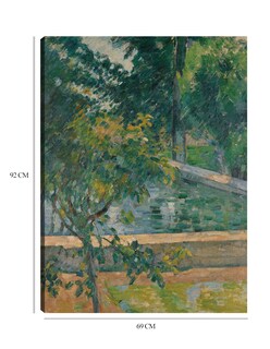 Foto 6 | Foto 6 | Cuadro Decorativo - La Piscina De Jas De Bouffan (hacia 1878)- Paul Cézanne - Paisaje - 69x92 - Impresión En Lienzo -fine Art Tj