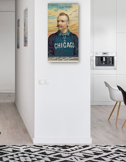 Foto 4 | Foto 4 | Cuadro Decorativo - Cap Anson, Medias Blancas De Chicago, Retrato De Tarjeta De Béisbol- Library Of Congress -54x102-fine Art Tj