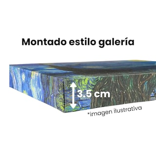 Foto 3 | Foto 3 | Cuadro Decorativo Paisaje Caballos 143cm X 89cm Marco Madera