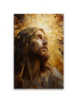 Cuadro Decorativo Jesús Dorado