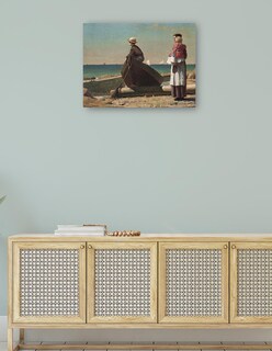 Foto 4 | Foto 4 | Cuadro Decorativo - ¡viene Papá! (1873)- Winslow Homer - Fotografía - 69x92 - Impresión En Lienzo - Fine Art Tj