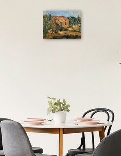 Foto 2 | Foto 2 | Cuadro Decorativo - Casa Abandonada Cerca De Aix-en-provence (1885-1887)- Paul Cézanne - 107x143 - Impresión En Lienzo - Fatj