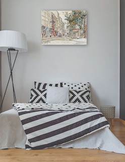 Foto 3 | Foto 3 | Cuadro Decorativo - Calle Hermel En Montmartre (1899)- Frédéric Houbron - Fotografía - 69x92 - Impresión En Lienzo - Fine Art Tj
