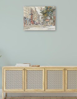 Foto 4 | Foto 4 | Cuadro Decorativo - Calle Hermel En Montmartre (1899)- Frédéric Houbron - Fotografía - 69x92 - Impresión En Lienzo - Fine Art Tj