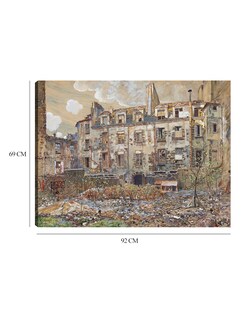 Foto 6 | Foto 6 | Cuadro Decorativo - El Antiguo Cementerio De Saint-andré- Frédéric Houbron - 69x92 - Impresión En Lienzo - Fatj