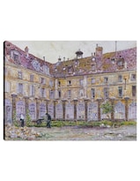 Cuadro Decorativo - El Claustro De La Abbaye-aux-bois, Rue De Sèvres - Frédéric Houbron - 69x92 - Impresión En Lienzo - Fatj