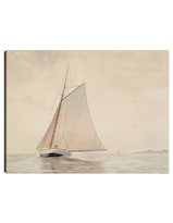 Cuadro Decorativo - Navegando Frente A Gloucester (hacia 1880)- Winslow Homer - 46x61 - Impresión En Lienzo - Fatj