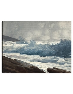 Foto 1 | Foto 1 | Cuadro Decorativo - El Cuello De Prout, Rompedores (1883)- Winslow Homer - 69x92 - Impresión En Lienzo - Fatj