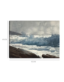 Foto 6 | Foto 6 | Cuadro Decorativo - El Cuello De Prout, Rompedores (1883)- Winslow Homer - 69x92 - Impresión En Lienzo - Fatj