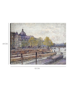 Foto 6 | Foto 6 | Cuadro Decorativo - Muelle Conti Y El Puente De Las Artes (1905)- Frédéric Houbron - 69x92 - Impresión En Lienzo - Fatj