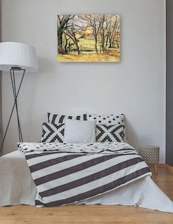 Foto 3 | Foto 3 | Cuadro Decorativo - Árboles Y Casas Cerca Del Jas De Bouffan (1885-1886)- Paul Cézanne - 69x92 - Impresión En Lienzo - Fatj