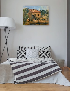 Foto 3 | Foto 3 | Cuadro Decorativo - Casa Abandonada Cerca De Aix-en-provence (1885-1887)- Paul Cézanne - 46x61 - Impresión En Lienzo - Fatj