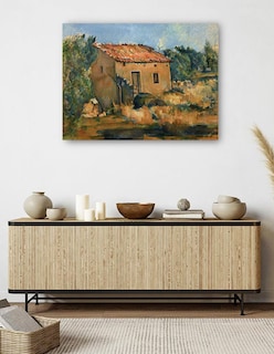 Foto 5 | Foto 5 | Cuadro Decorativo - Casa Abandonada Cerca De Aix-en-provence (1885-1887)- Paul Cézanne - 46x61 - Impresión En Lienzo - Fatj