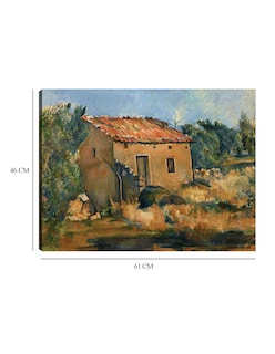Foto 6 | Foto 6 | Cuadro Decorativo - Casa Abandonada Cerca De Aix-en-provence (1885-1887)- Paul Cézanne - 46x61 - Impresión En Lienzo - Fatj